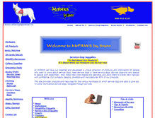 Tablet Screenshot of mrpaws.com